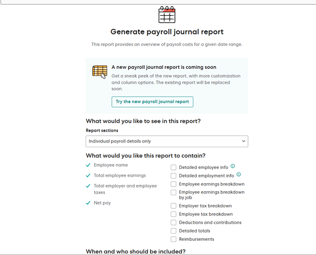 Save Report Template