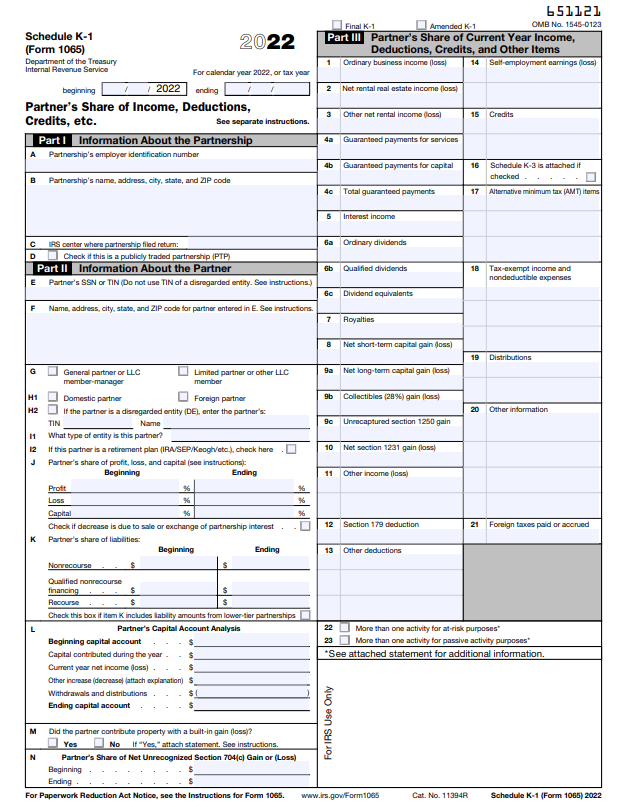 what-is-irs-form-1065-schedule-k-1