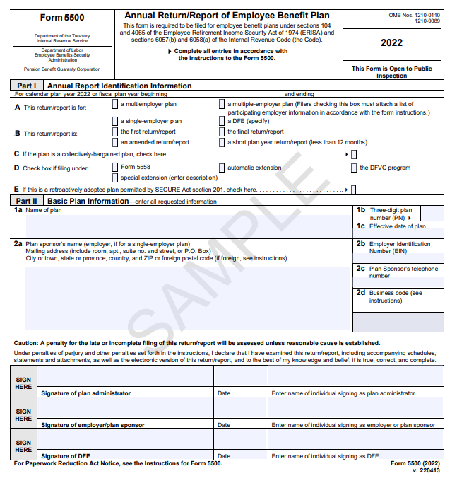 what-is-irs-form-5500